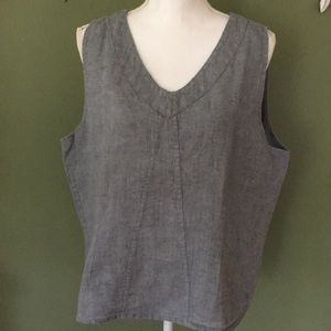 FLAX Linen Sleeveless Top